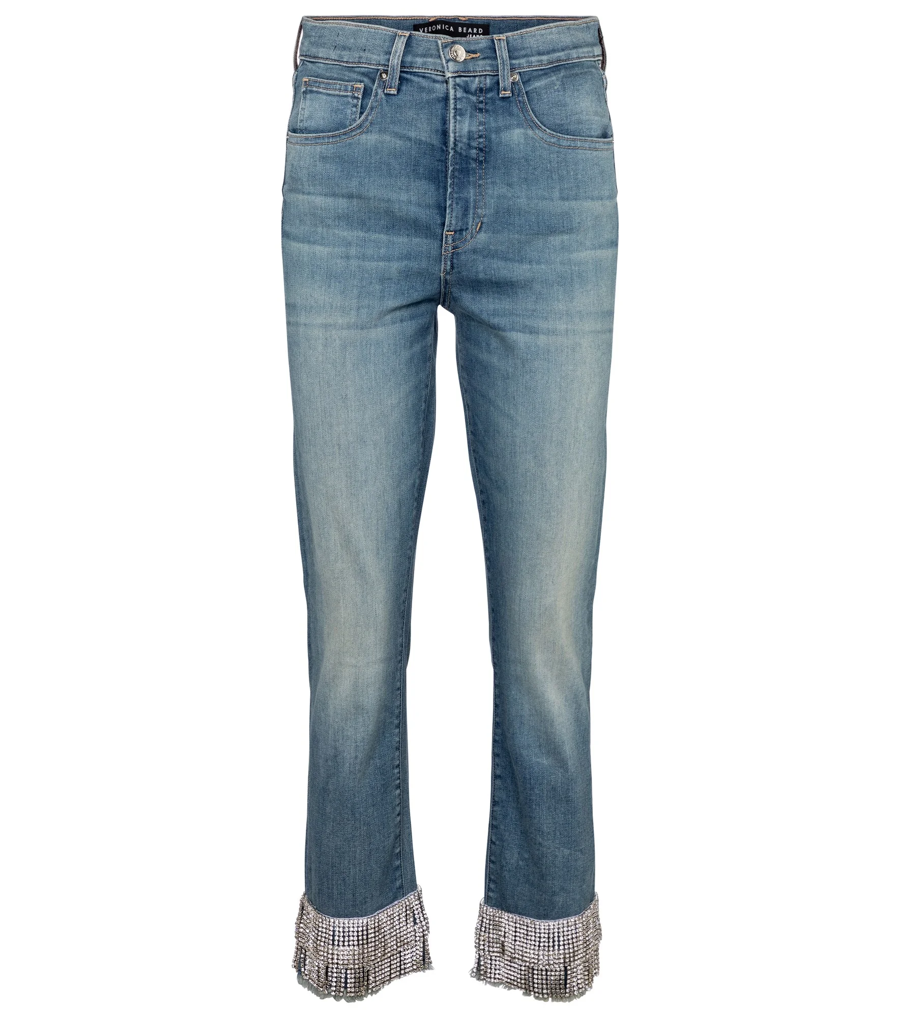 Ryleigh embellished high-rise skinny jeans - 1