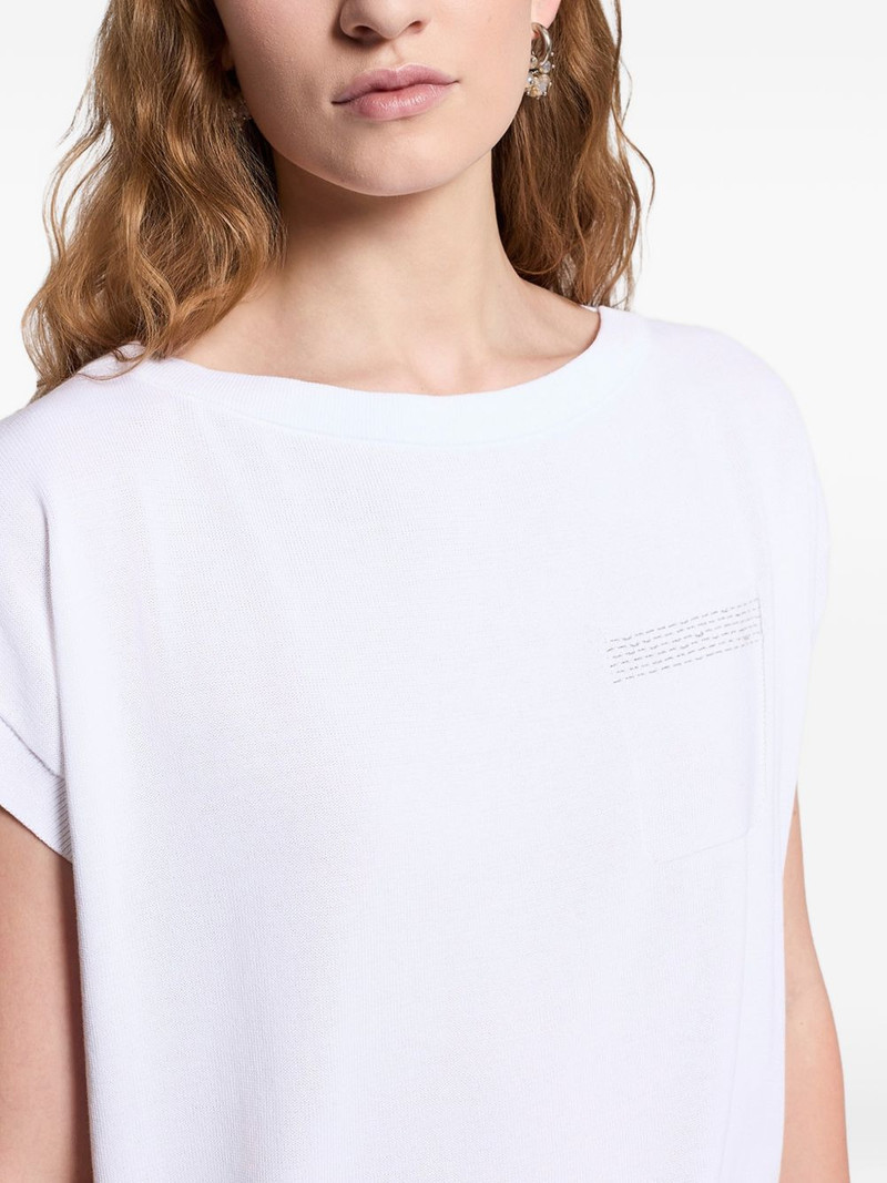 pocket knitted T-shirt 4