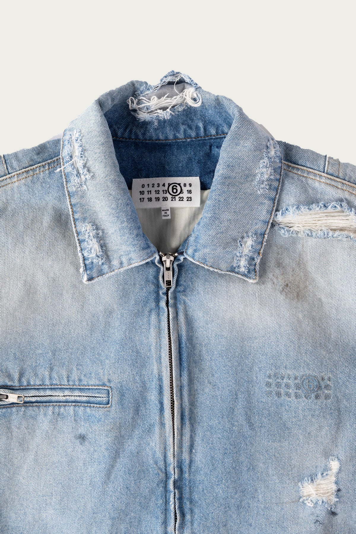 Denim Zip Jacket - Worn - 2