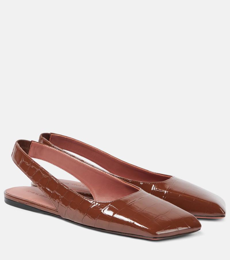 Ane patent leather slingback flats - 1