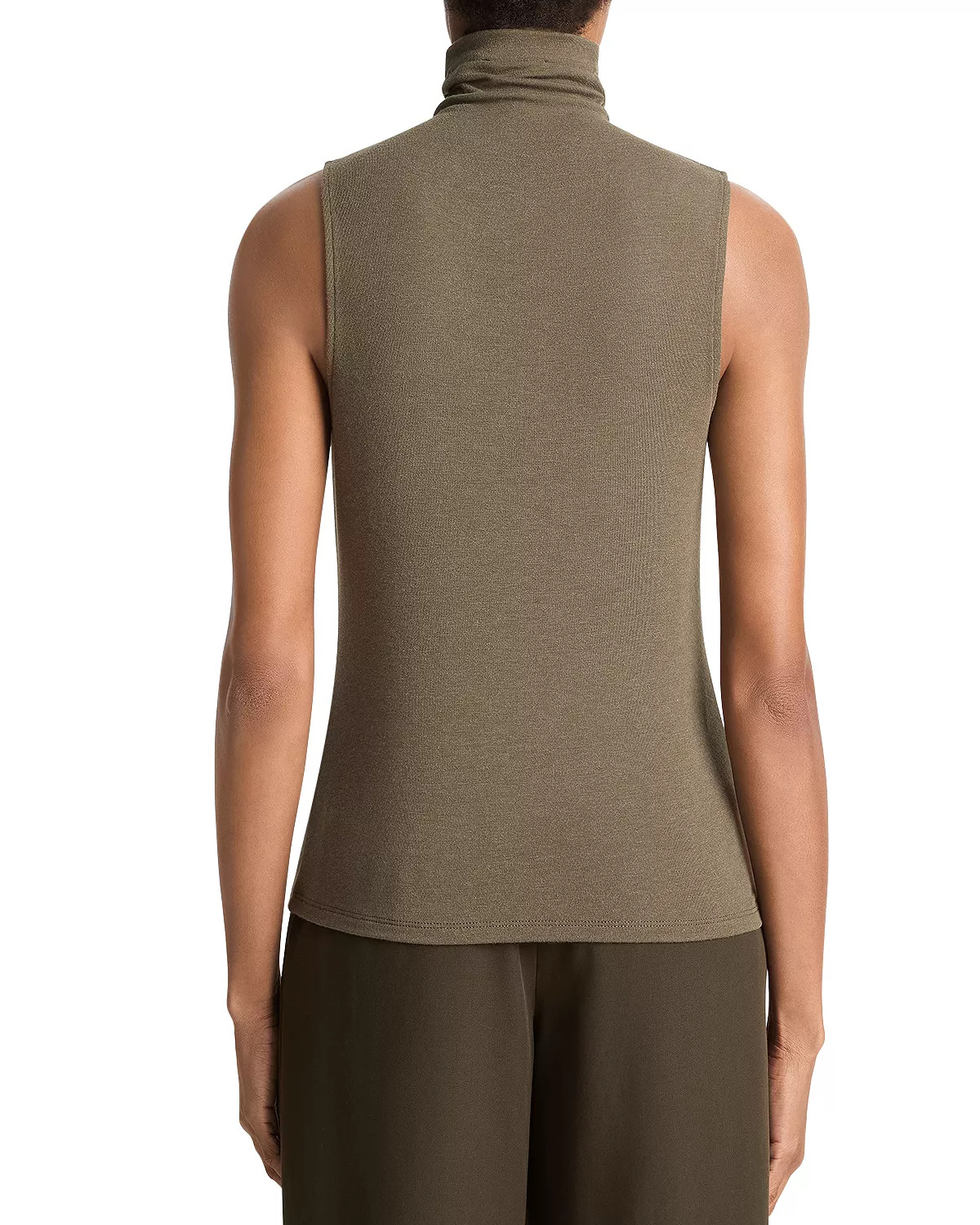 Turtleneck Sleeveless Top - 2