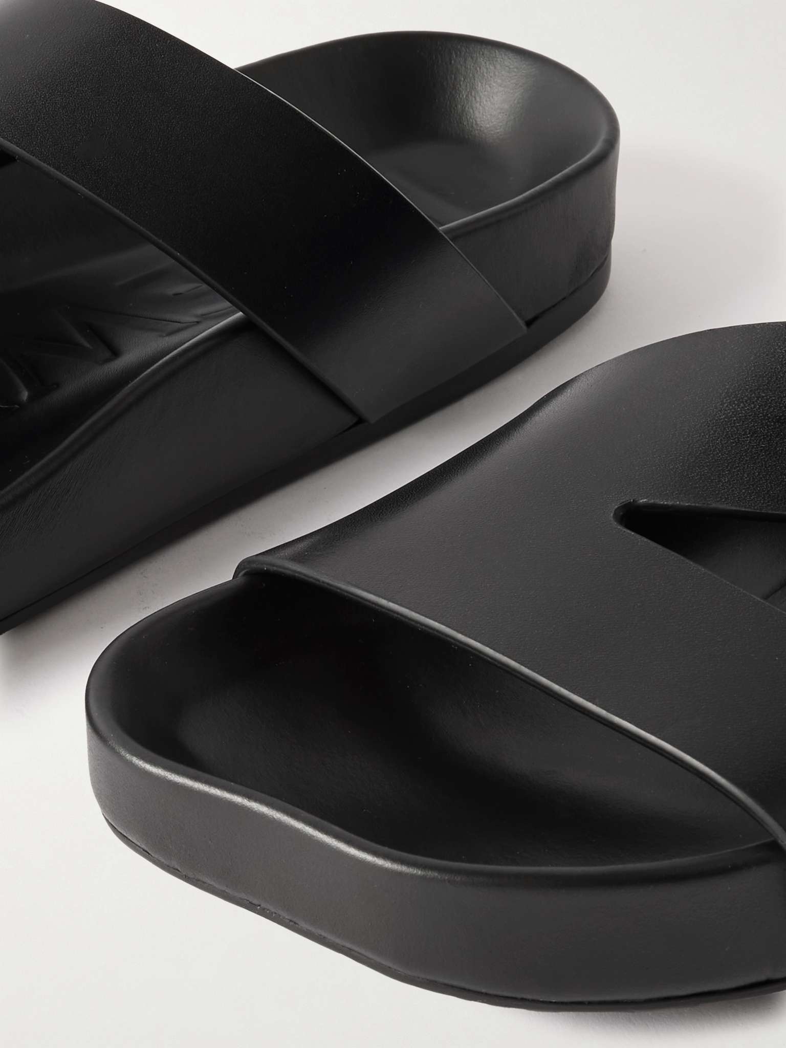 + Paula's Ibiza Ease Buckled Leather Slides - 5