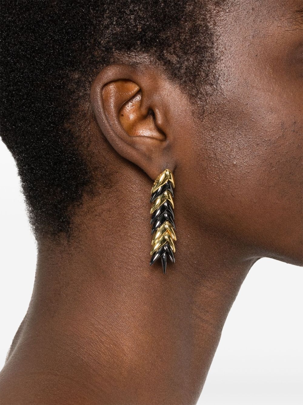 Burned Spikelet earrings - 2