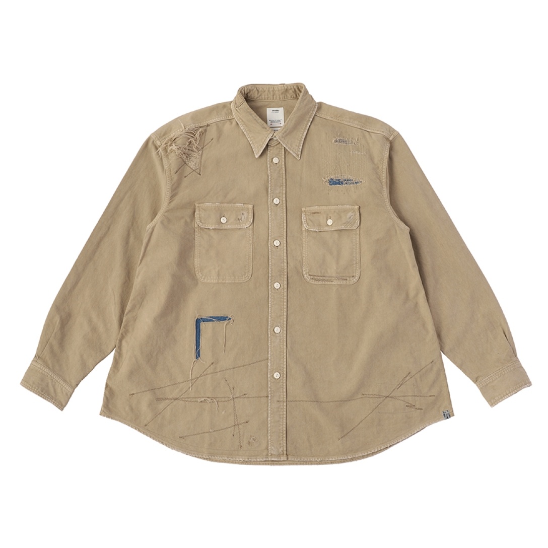 GRAND RIVER L/S CRASH KHAKI - 1