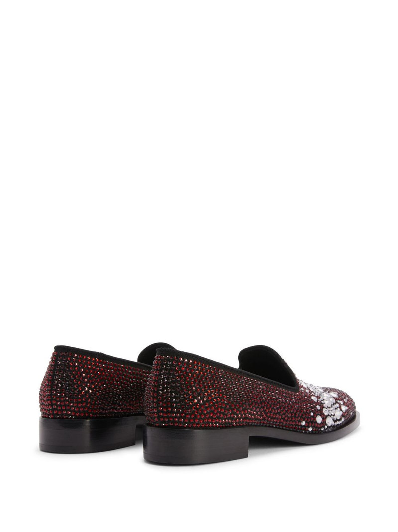 Matildha crystal-embellished loafers 3