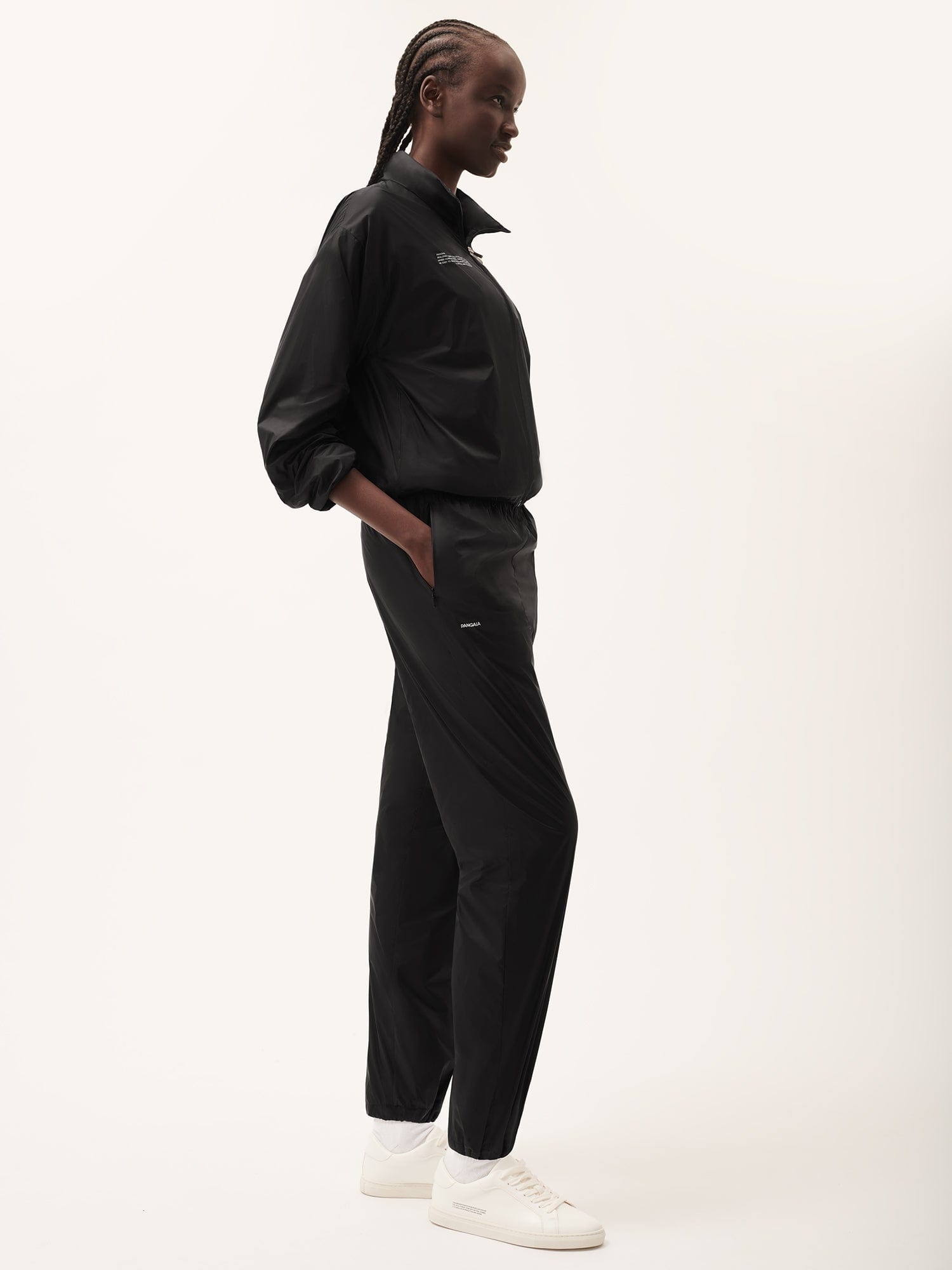 Womens DNA Recycled Nylon Track Pants - Black - 4