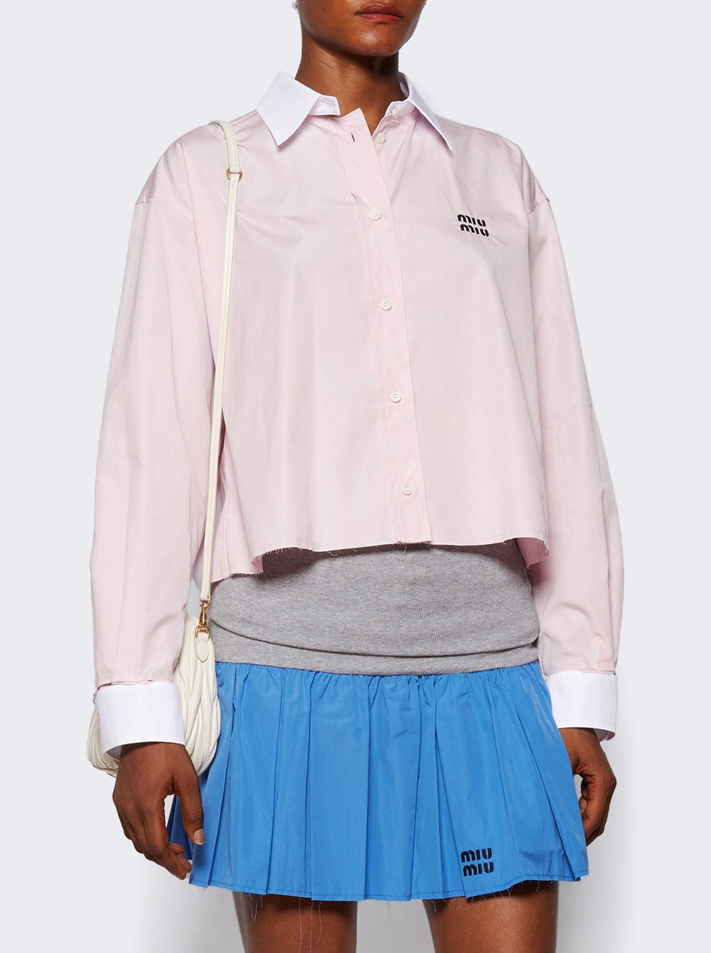 Popeline Shirt Rosa - 2