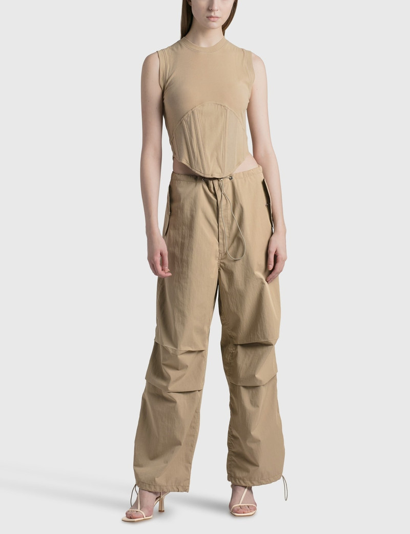 Dion Lee FIN RIB CORSET TANK outlook
