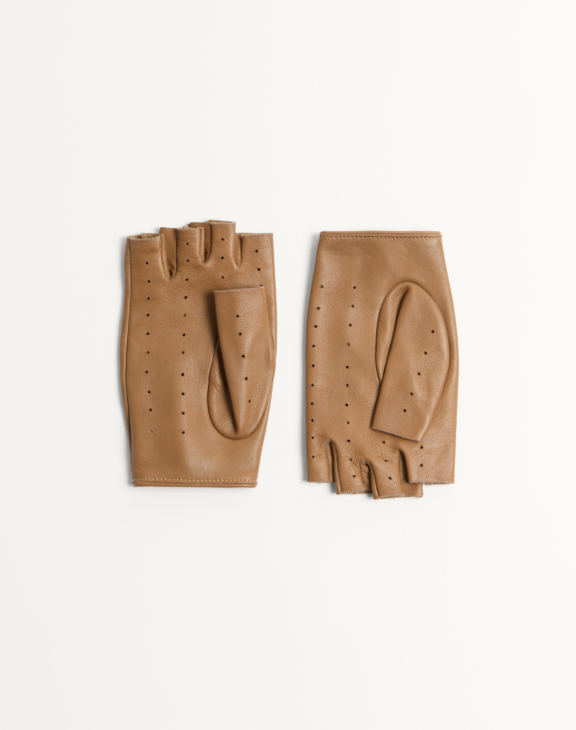 VLOGO SIGNATURE NAPPA FINGERLESS GLOVES - 3