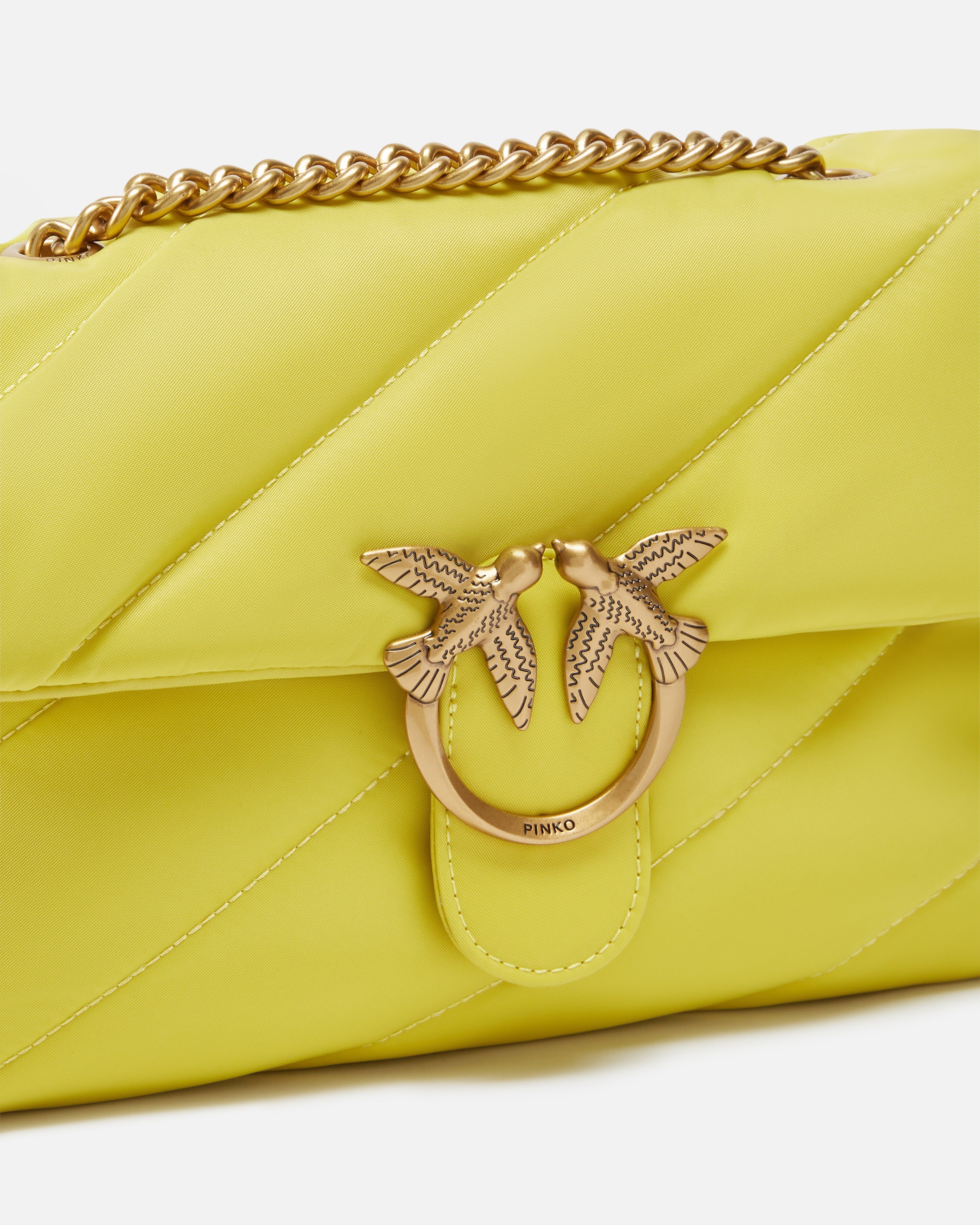 LOVE BAG CROSSBODY BAG IN QUILTED RECYCLED FABRIC - 3