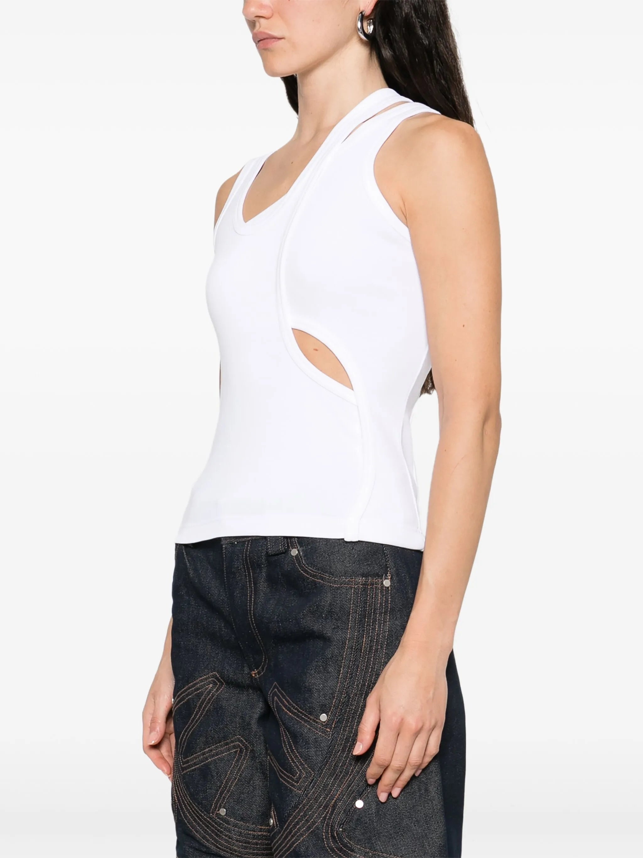 Stretch-cotton Tank Top - 4