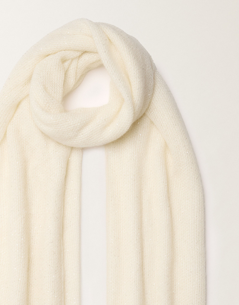 Mohair scarf with micro sequins 3