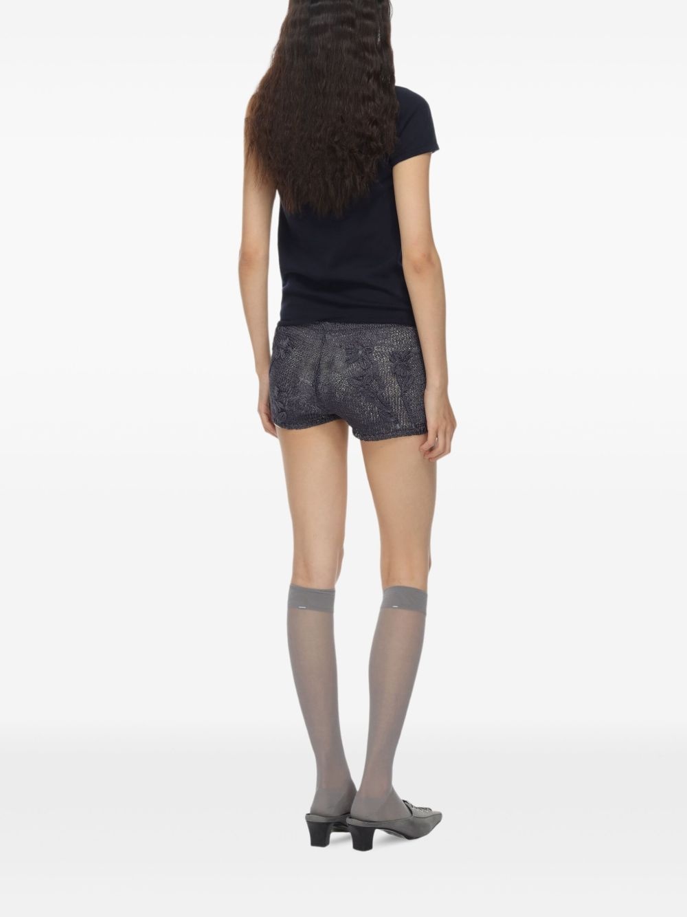 asymmetric-neckline top - 4