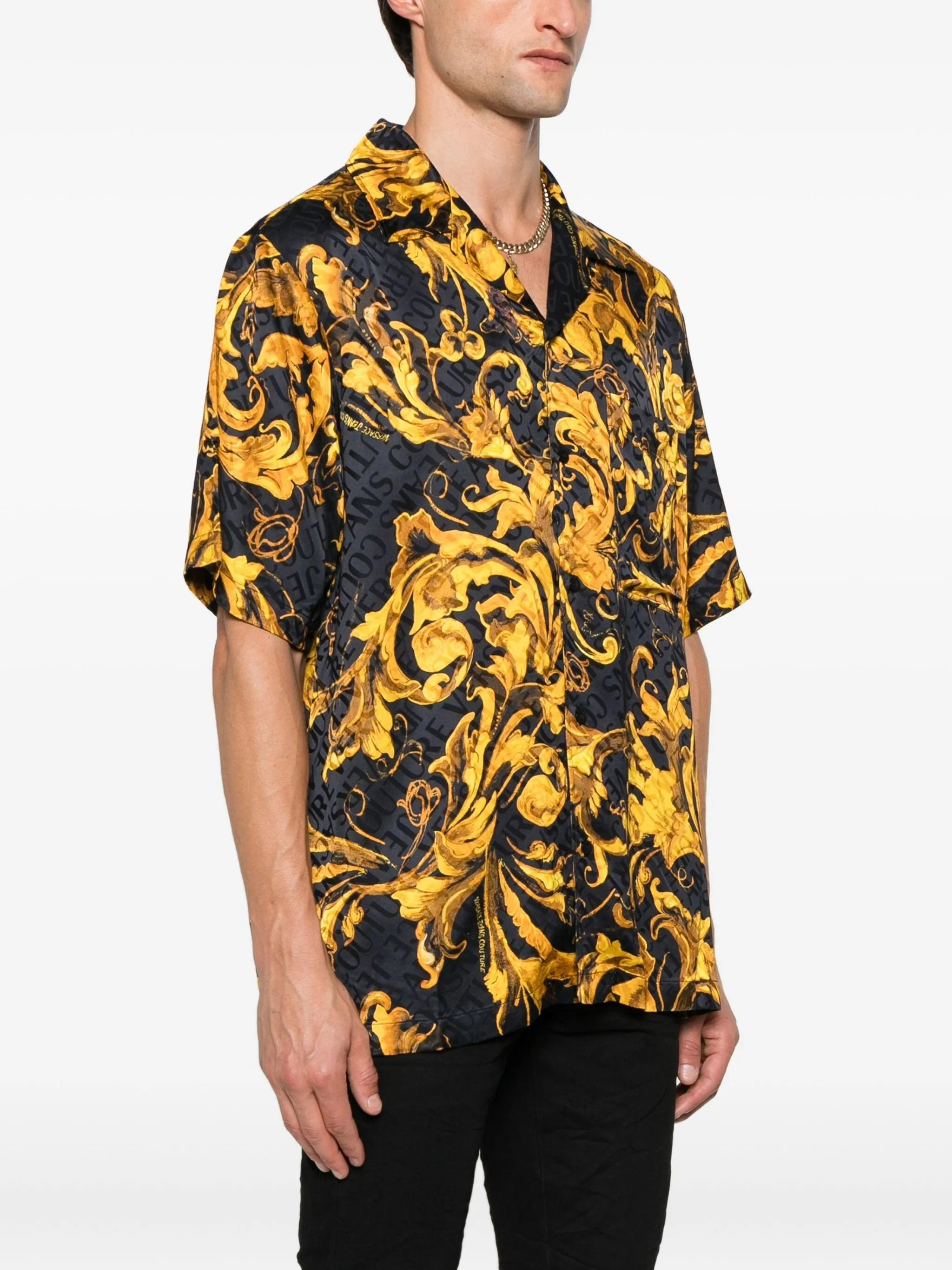 Versace Jeans Couture Barocco-print Short-sleeves Shirt - 5