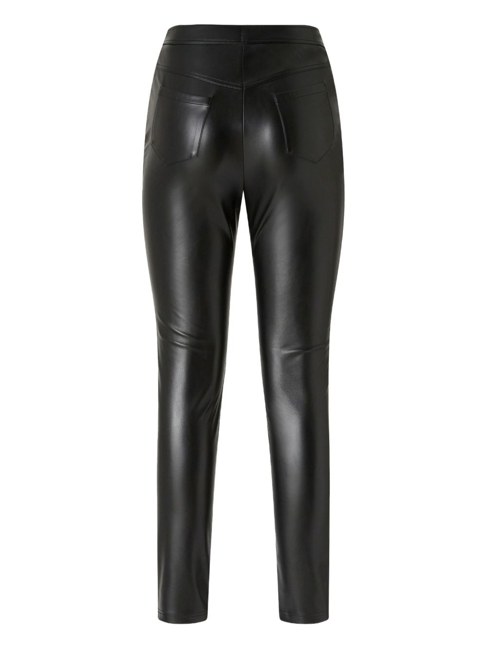 V-waist gathered trousers - 2
