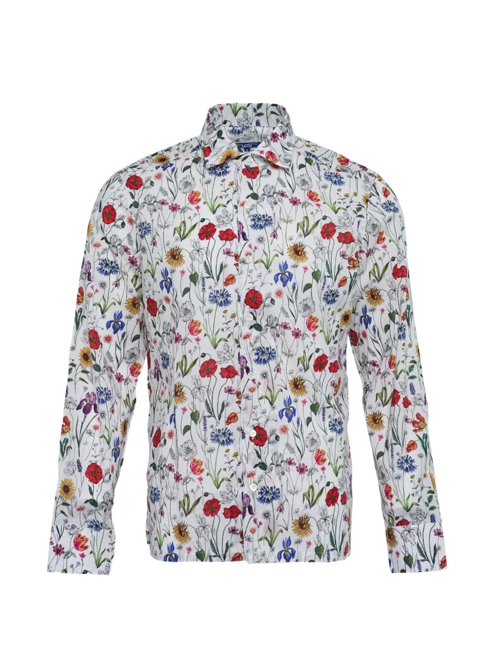 floral-print shirt - 1