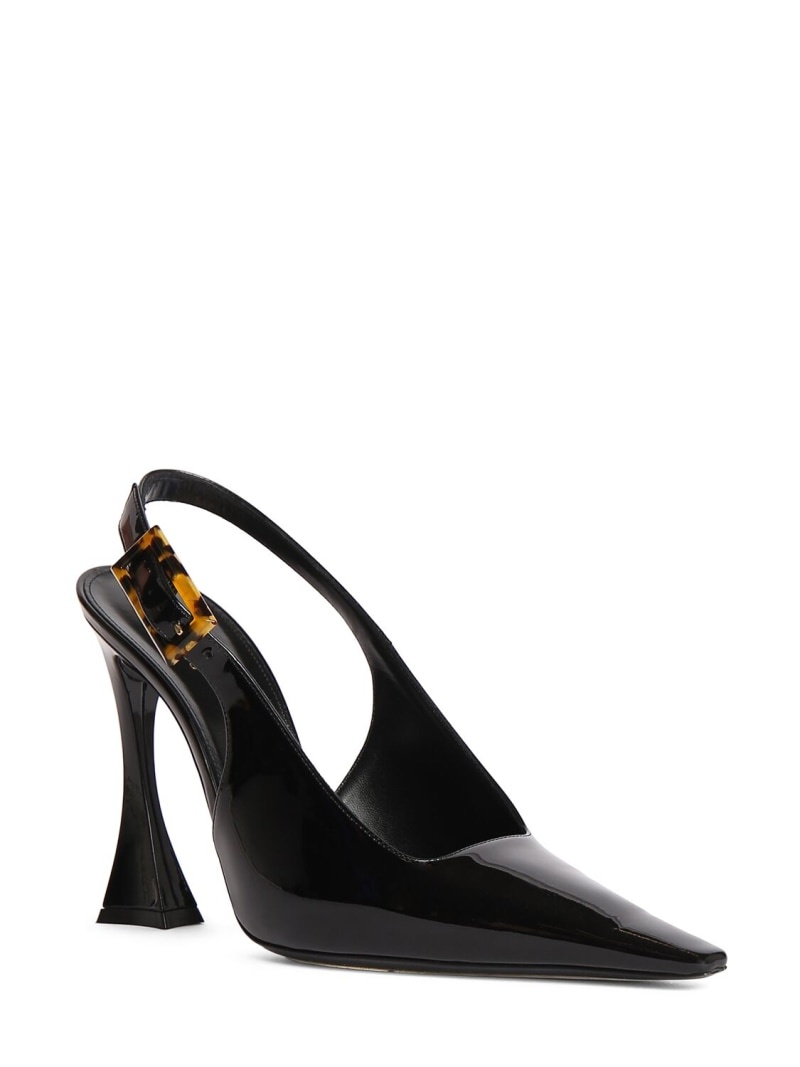 110mm Dune patent leather pumps - 3