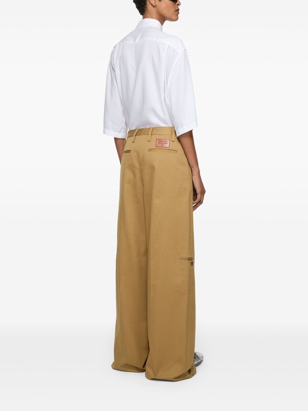 twill tailored trousers - 4