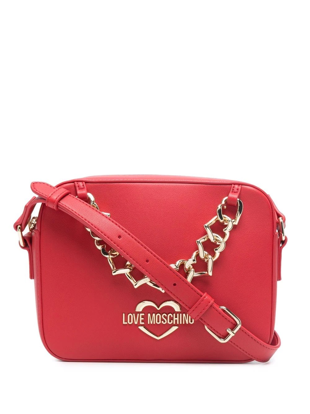 heart-chain crossbody bag - 1