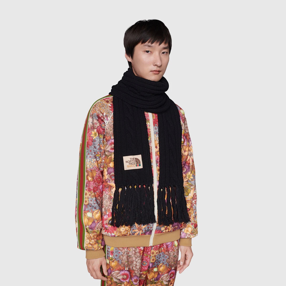The North Face x Gucci wool scarf - 4
