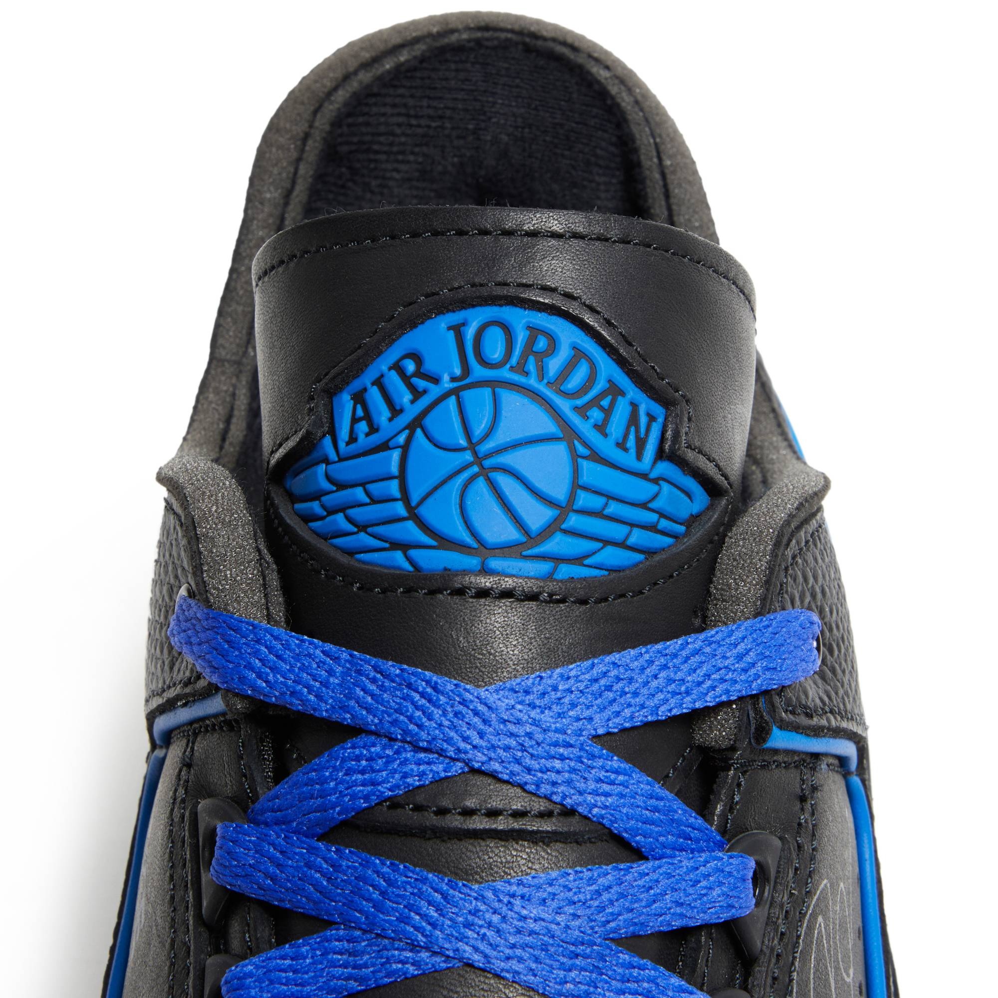 Off-White x Air Jordan 2 Retro Low SP 'Black Varsity Royal' - 10