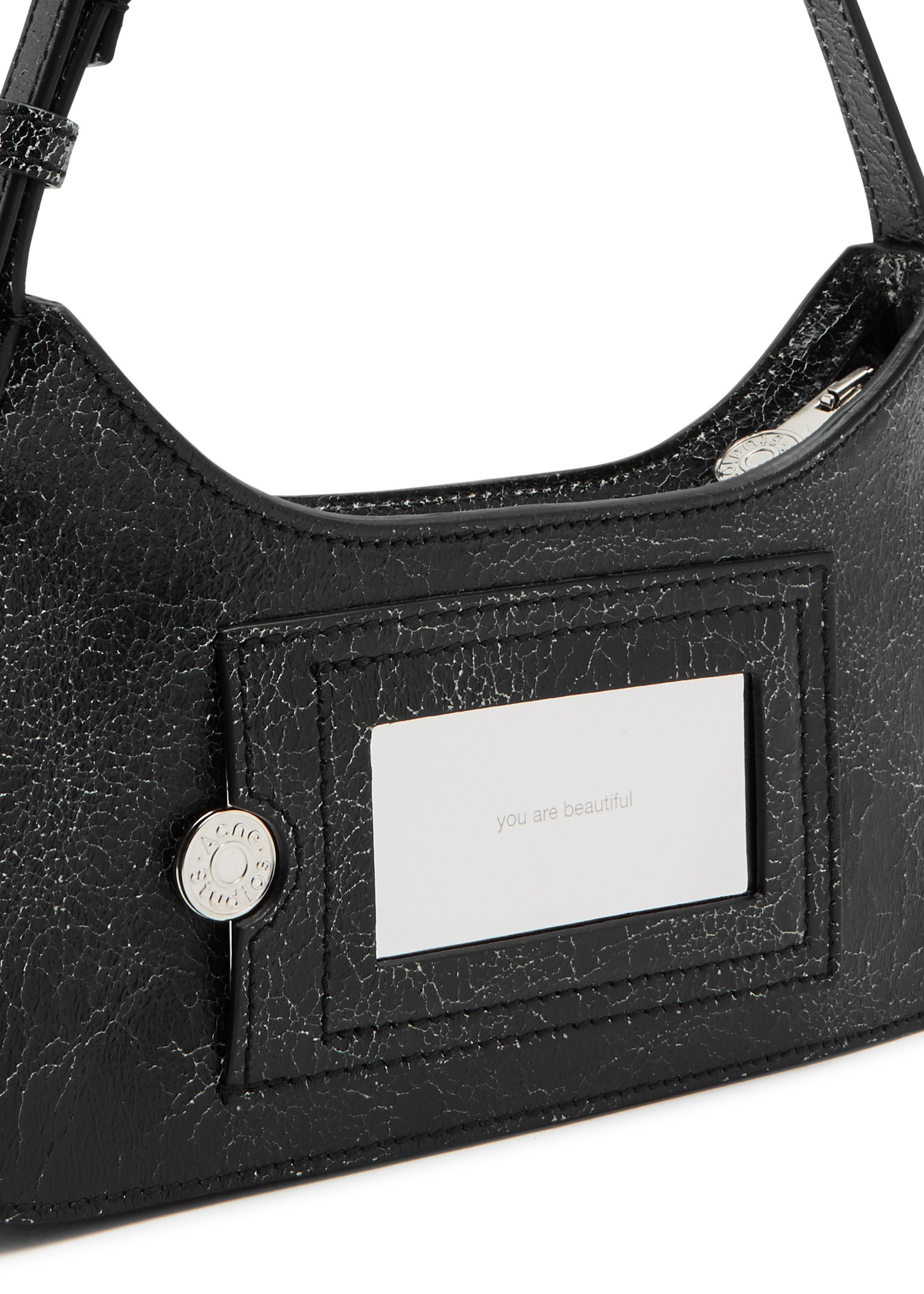 Platt micro leather shoulder bag - 3