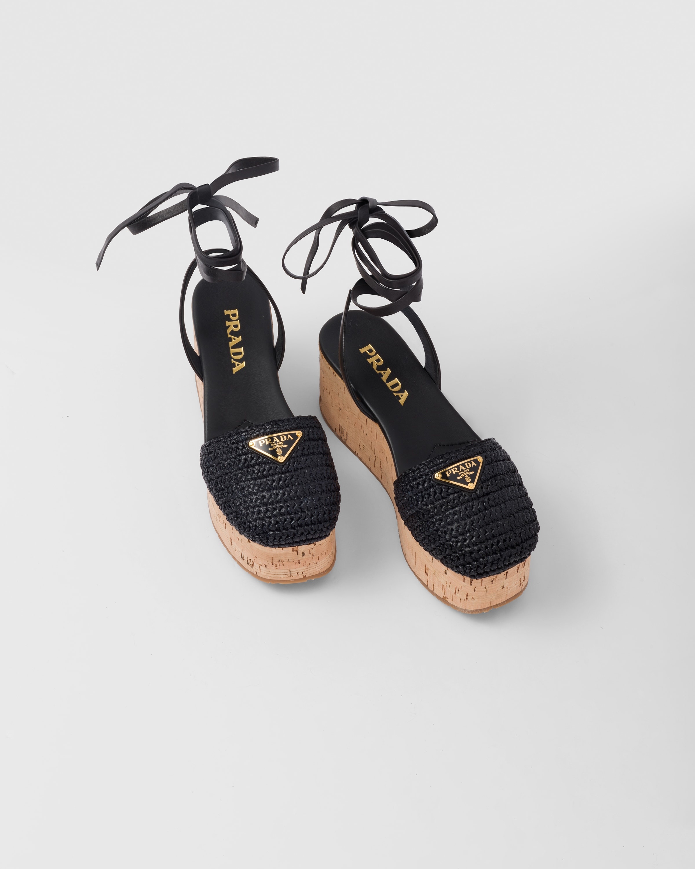 Crochet wedge sandals - 4