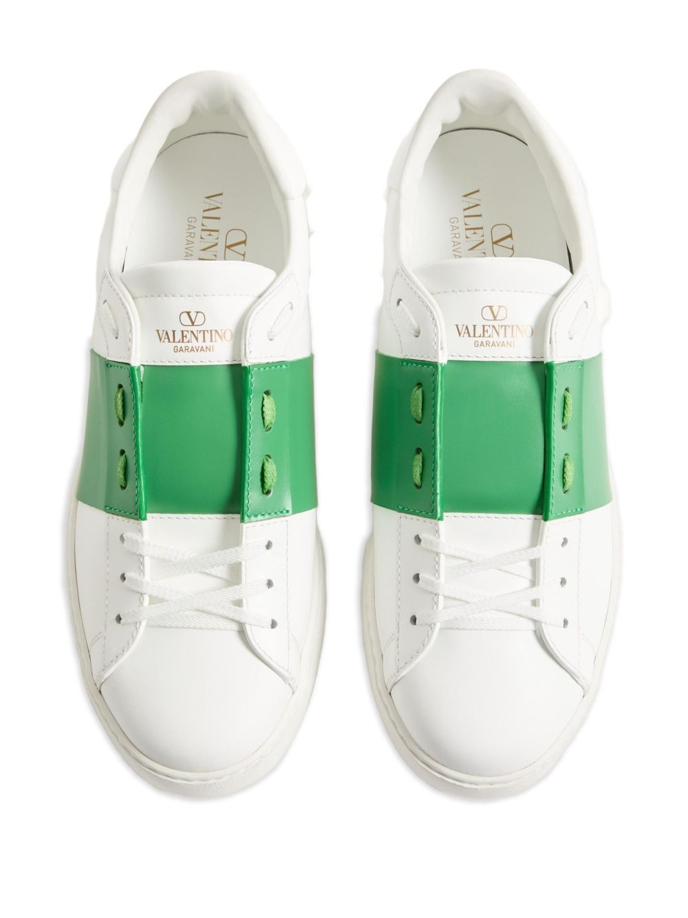 calfskin band-open sneakers - 3
