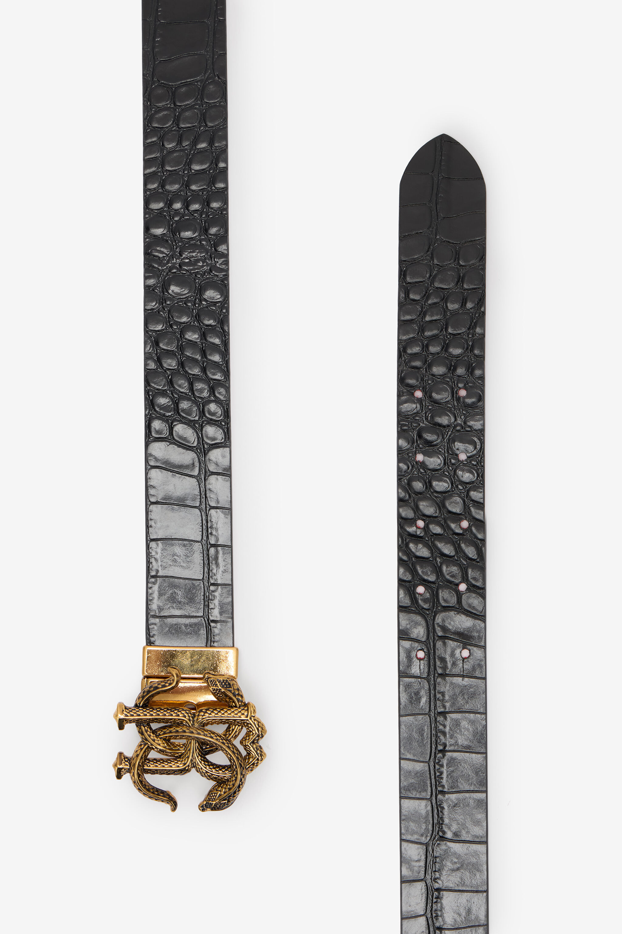 Reversible Belt With Mirror Snake Monogram - 3