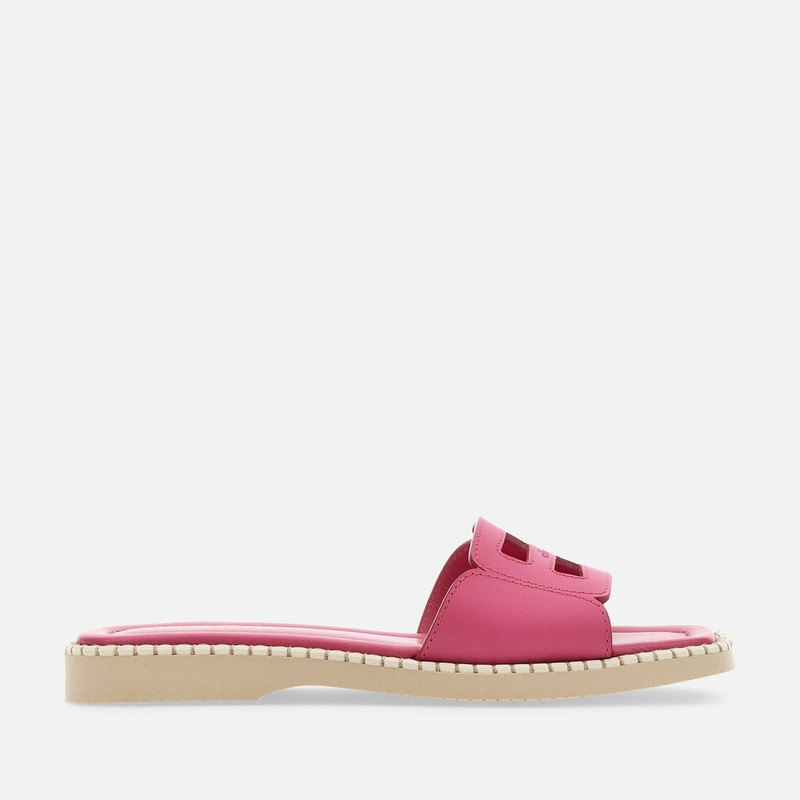 Flat Sandals Hogan H638 Pink 1