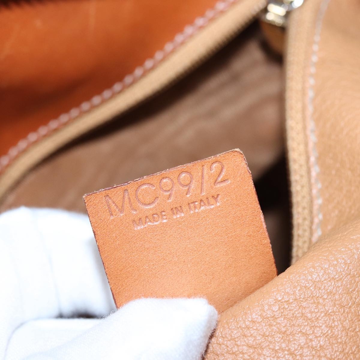 CELINE Macadam Canvas Hand Bag Pvc Brown - 12