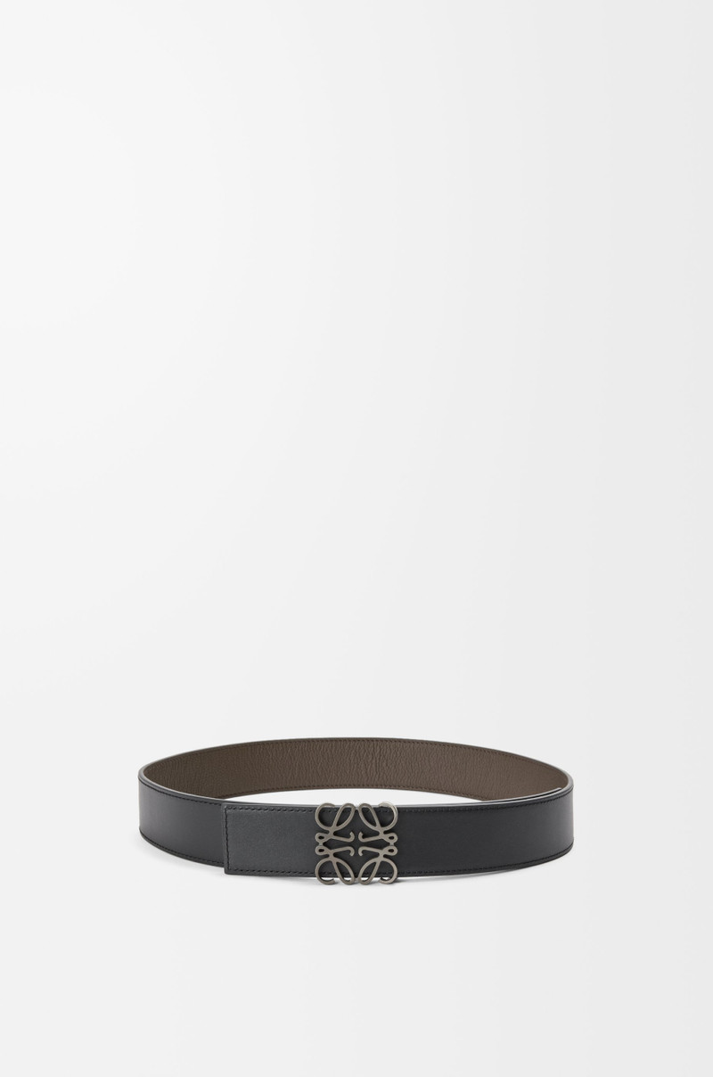 Loewe Reversible Anagram belt in soft grained calfskin and smooth calfskin outlook