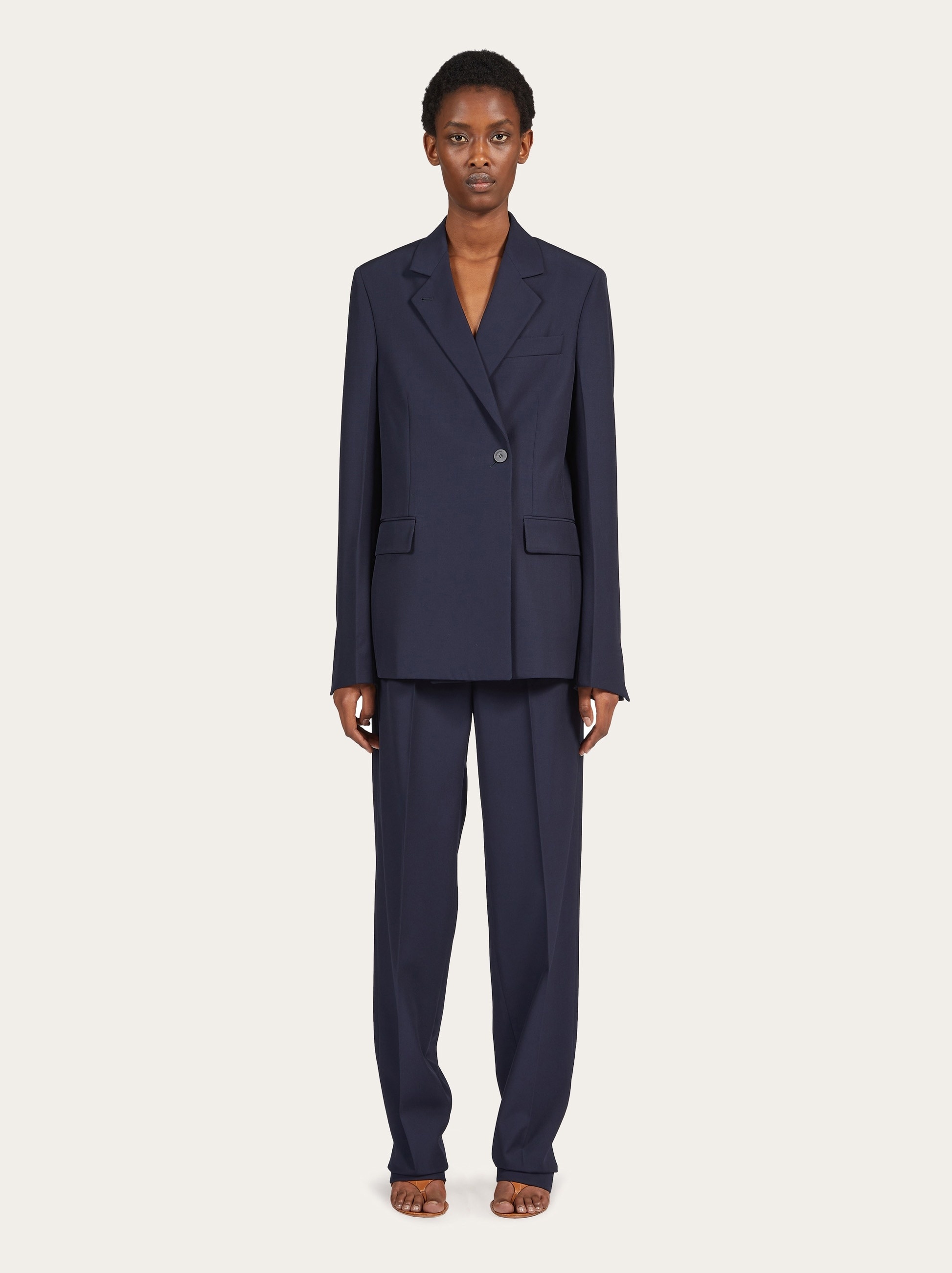Double breasted wool blazer - 5