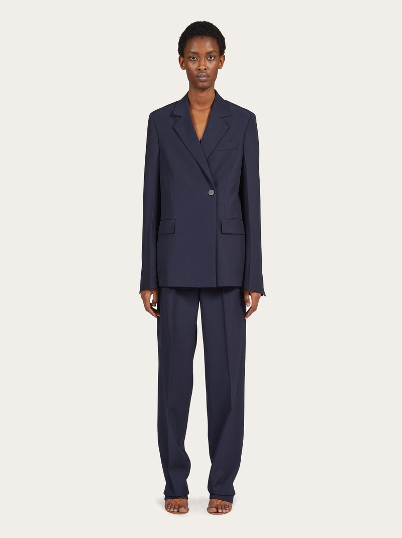 더블 breasted 모직 blazer 5