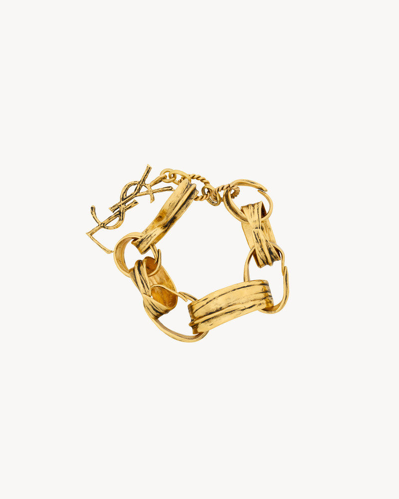 LEAF CHAIN BRACELET IN METAL 3
