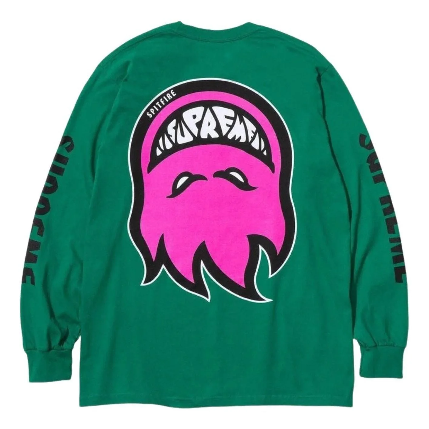 Supreme x Spitfire SS26 Bighead L/S T-Shirt 'Green' SUP-SS26-335-GRN - 1
