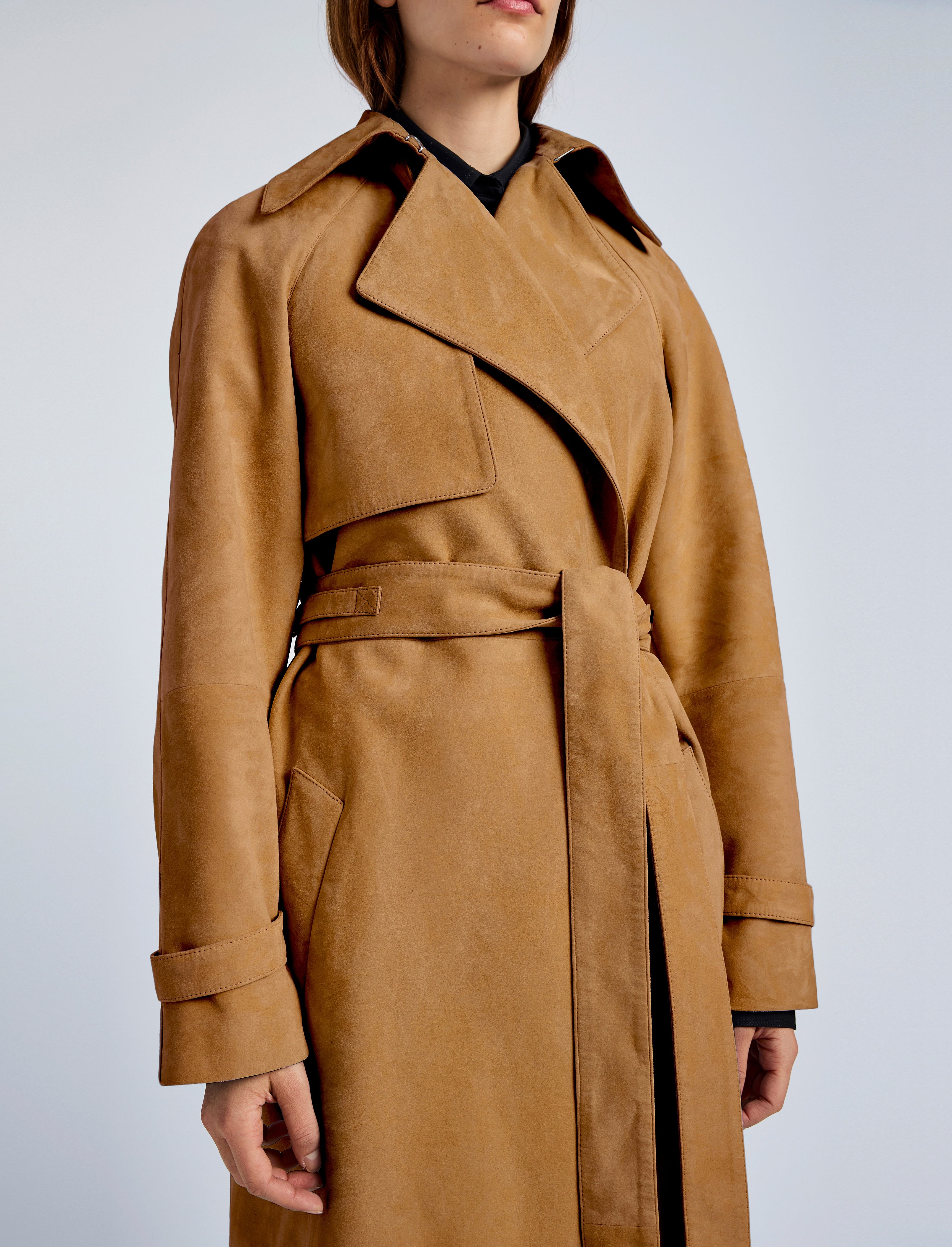 Ramona Coat in Suede - 5