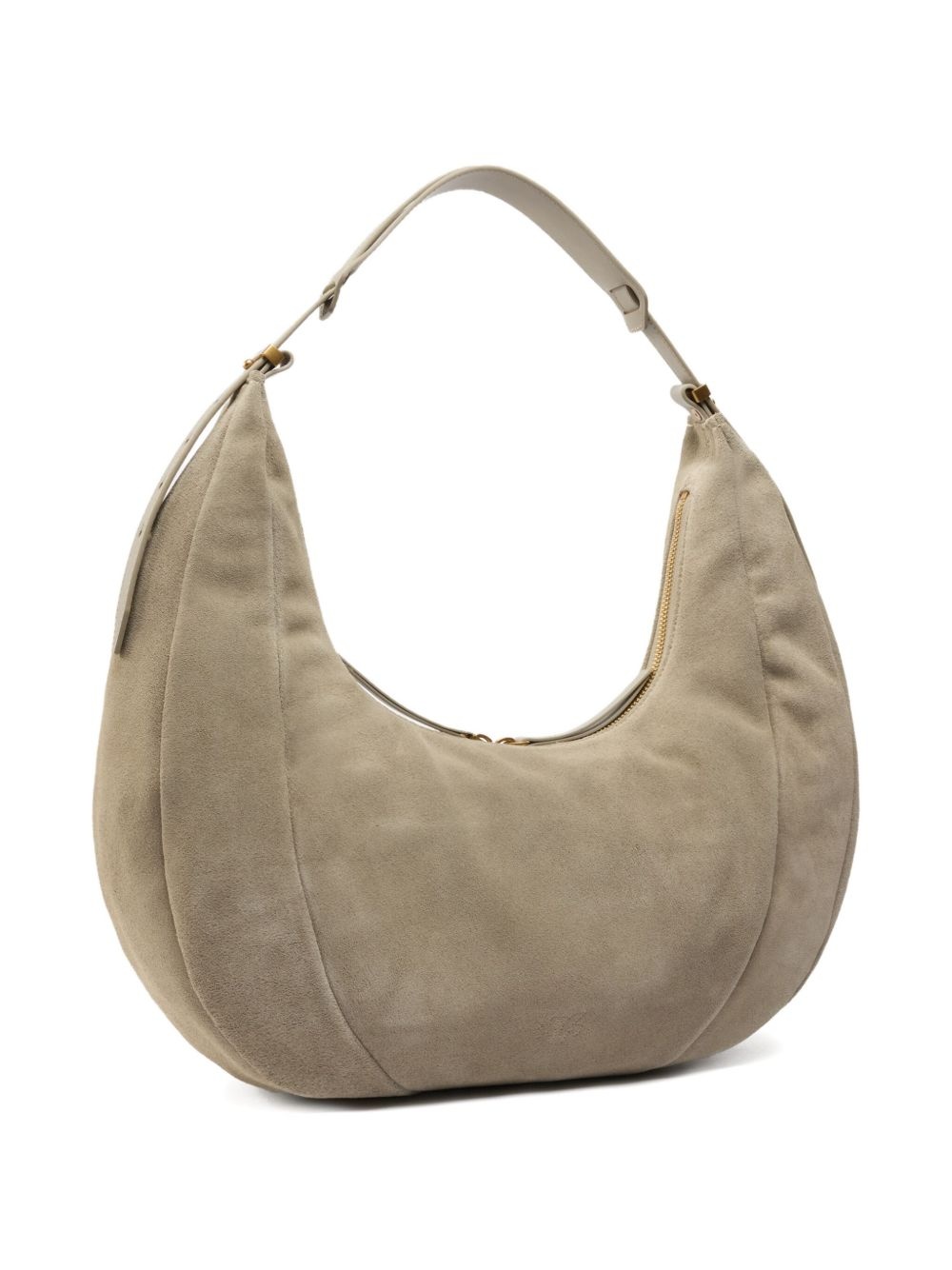 large suede shoulder bag - 2