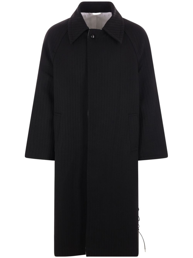 wool single-breasted coat 1
