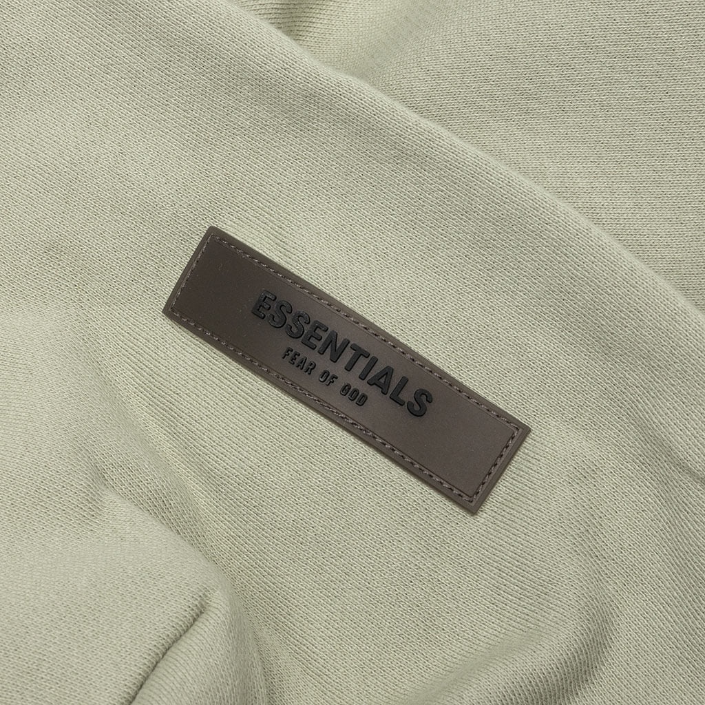 FEAR OF GOD ESSENTIALS WOMEN'S 3/4 SLEEVE HOODIE - SEAFOAM - 4