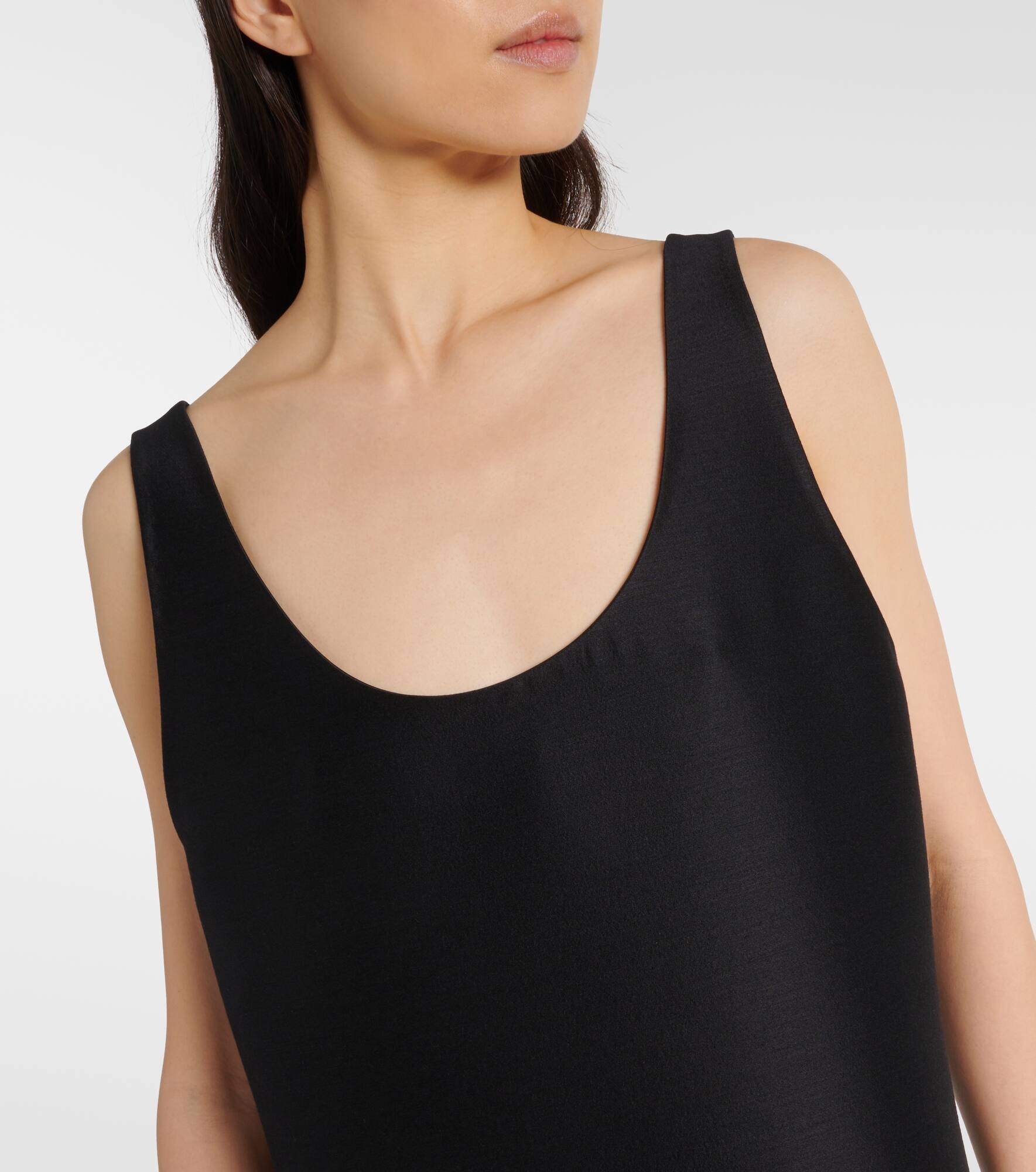 Bumi wool and silk midi dress - 4