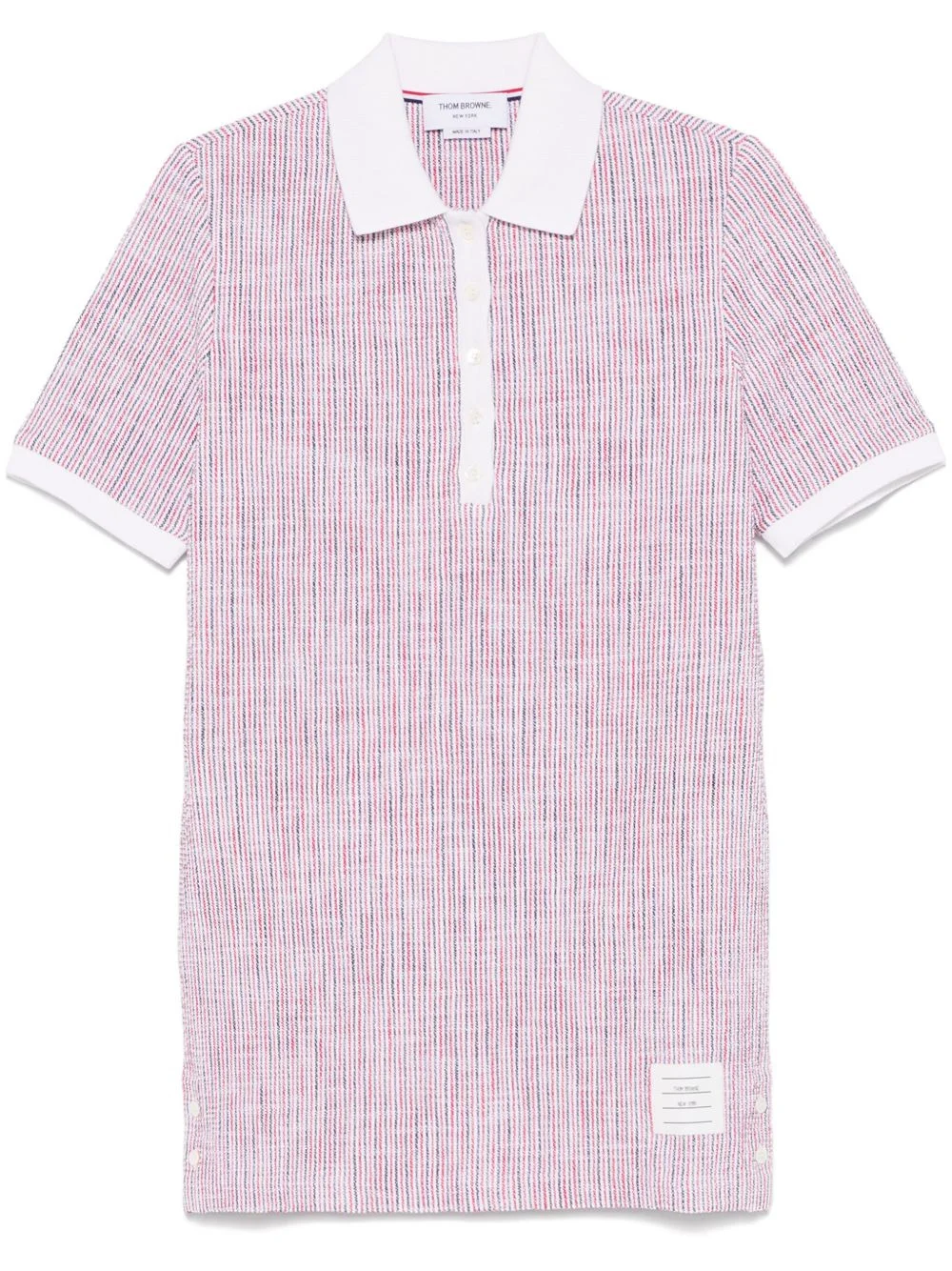 Thom Browne Women Rwb Cotton Polo Dress - 1