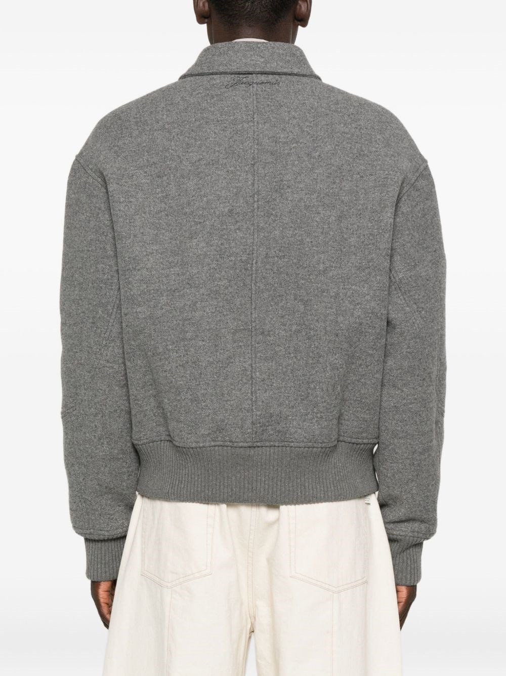 'LE BOMBER FELTRO' BOMBER JACKET - 4