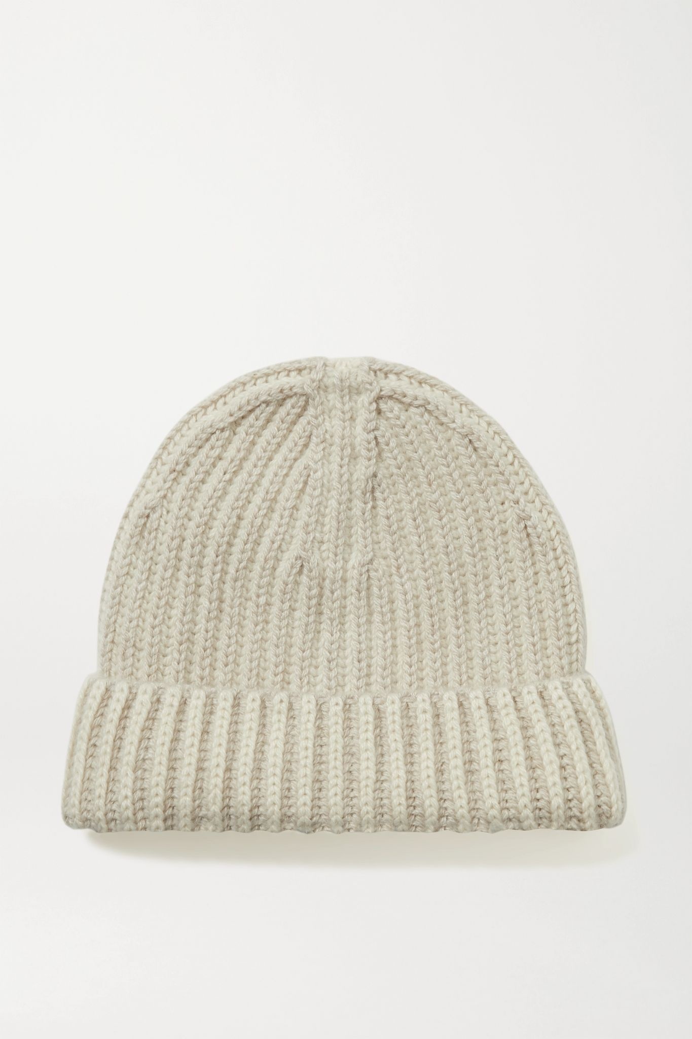 Williamsburg ribbed cashmere beanie - 1