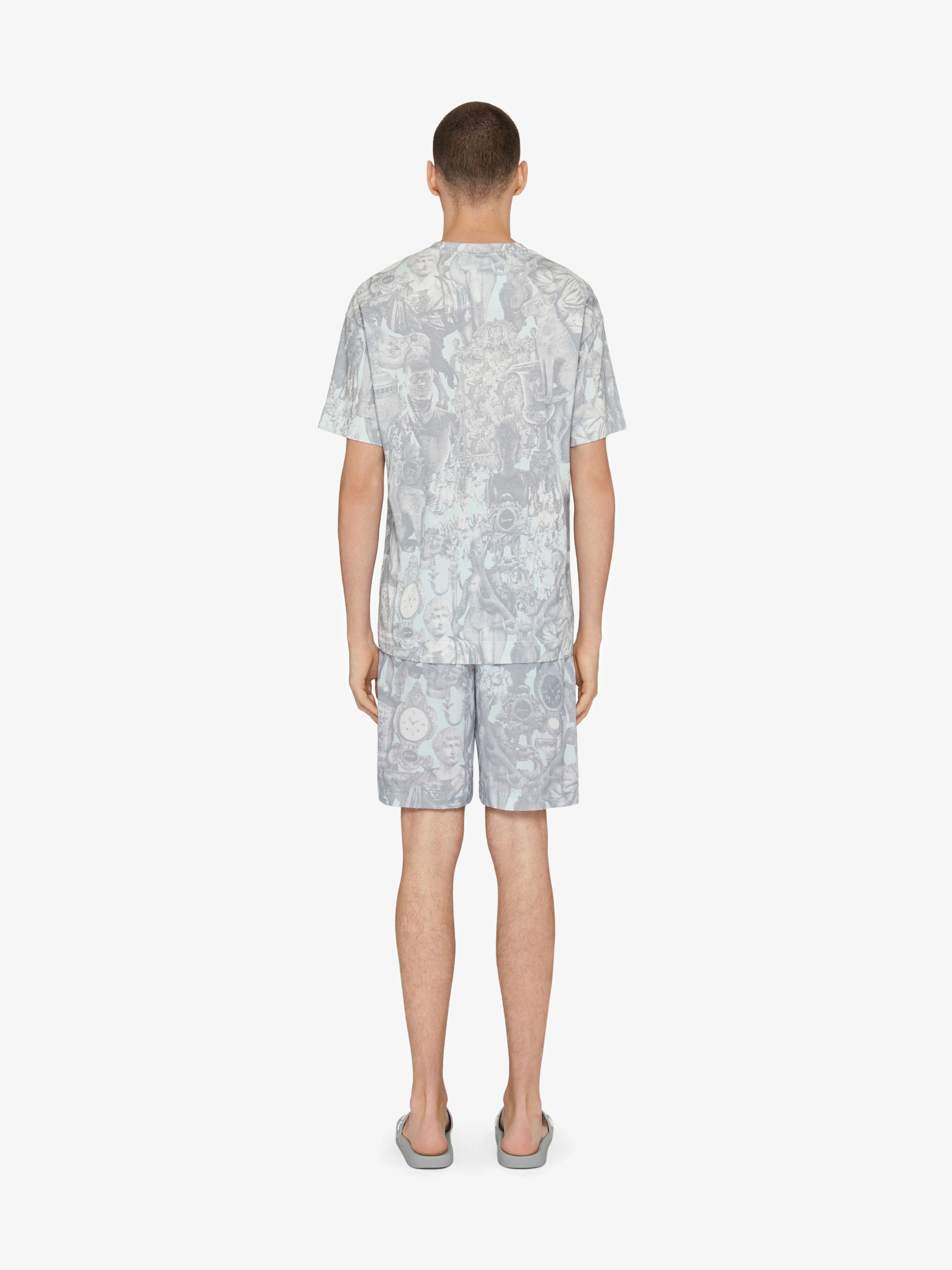 T-SHIRT IN COTTON WITH HUBERT OBJECTS PRINT - 3