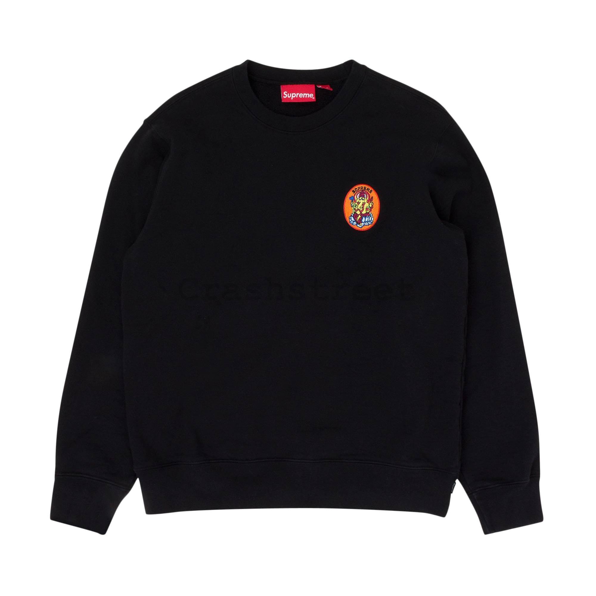 Supreme Ganesh Crewneck 'Black' - 1