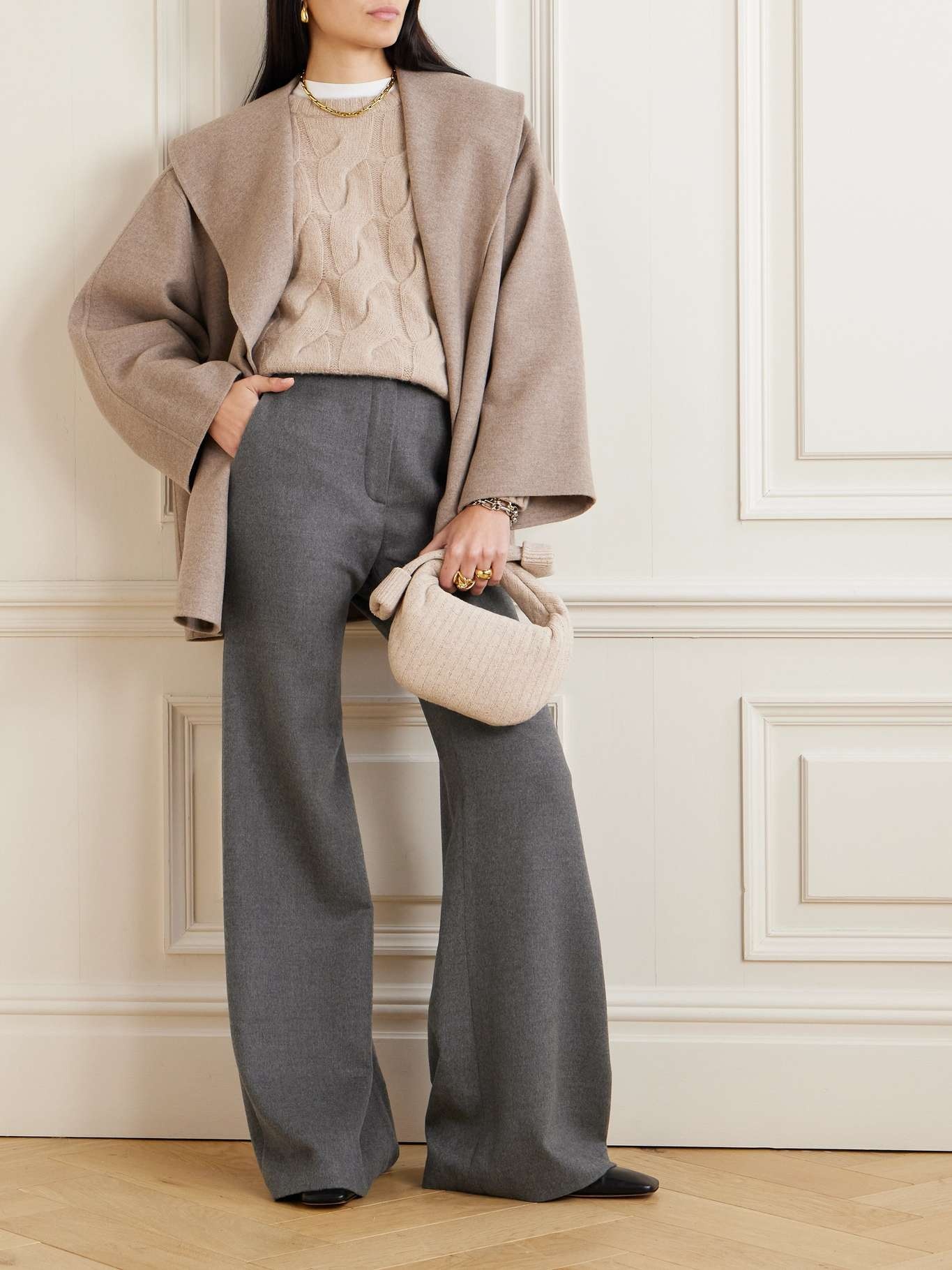 Cashmere flared pants - 2