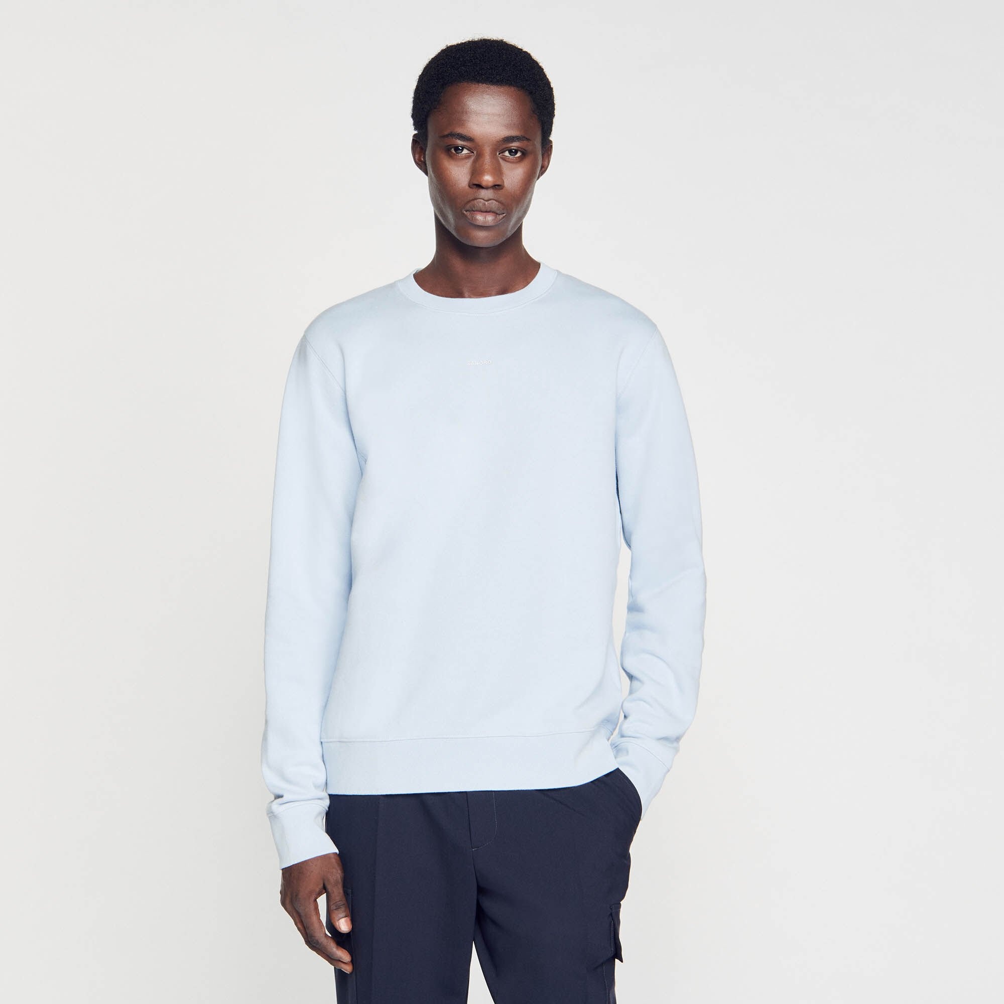 EMBROIDERED FLEECE SWEATSHIRT - 5