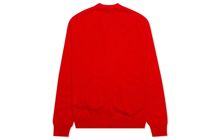 COMME des GARCONS PLAY Cardigan Double Emblem 'Red' AZ-N058-051-5 - 2