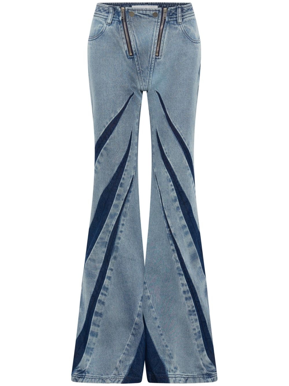 Darted flared jeans - 2